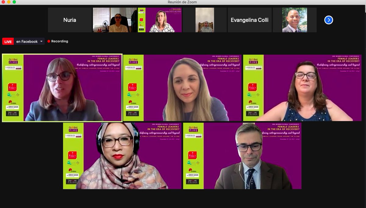 SmartlyLive's tweet photo. 2nd WOMEN GLOBAL CONFERENCE - Female Leaders in the Era of Recovery
@AnaliaPastran "We want to share that knowledge to improve our capacity and also build this leadership"
#GlobalFIVE #FemaleLeaders #GFWomenGlobalConference2021 https://t.co/5bcqBVWkAV
