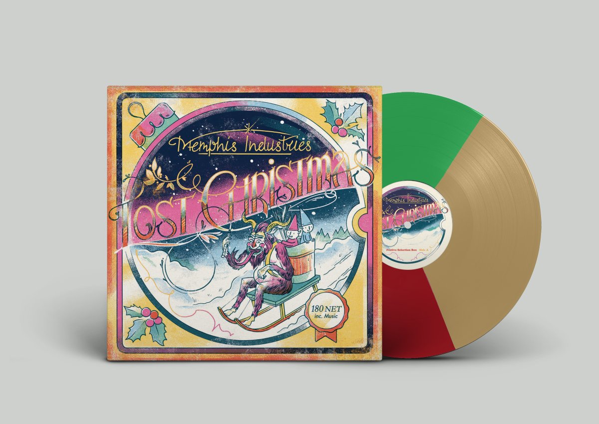 memphisind's tweet image. The festive red, gold and green vinyl of Lost Christmas is out on Friday🎄

Featuring xmas anthems from @the_go_team  @fieldmusicmusic @FrancisLung @statstatstats @JescaHoop @RachaelDadd @mysocalledhaley @WarmDigits @phoenixfound @Cornsheds

Available from your favourite indies⤵️