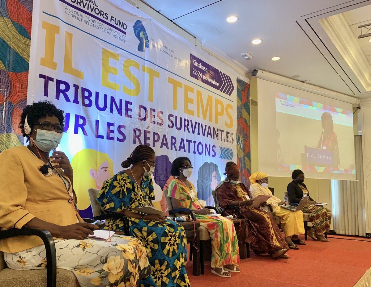 The #conflict-related #sexualviolence survivors' forum was launched on November 22, 2021 with support from Canada. 🇨🇦 is undeniably committed to justice and peace in the DRC. @FondationPanzi @Sofepadi <a href="/VlfCongo/">Voix et Leadership des Femmes RDC</a>  #SGBV