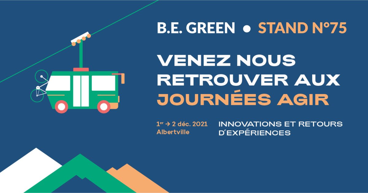 B.E. green 🍃 (@begreen_2010) on Twitter photo 🗓 Save the date ! <a href="/begreen_2010/">B.E. green 🍃</a> sera présent aux @AGIRtransport, du 1er au 2 décembre prochains, Halle Olympique d'Albertville.
Le rendez-vous du #transportpublic et de la #mobilité ! 🗓 Save the date ! <a href="/begreen_2010/">B.E. green 🍃</a> sera présent aux @AGIRtransport, du 1er au 2 décembre prochains, Halle Olympique d'Albertville.
Le rendez-vous du #transportpublic et de la #mobilité !