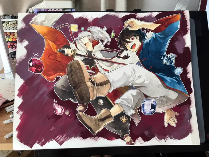 #アナログ絵を流してアナログ民を増やそう 