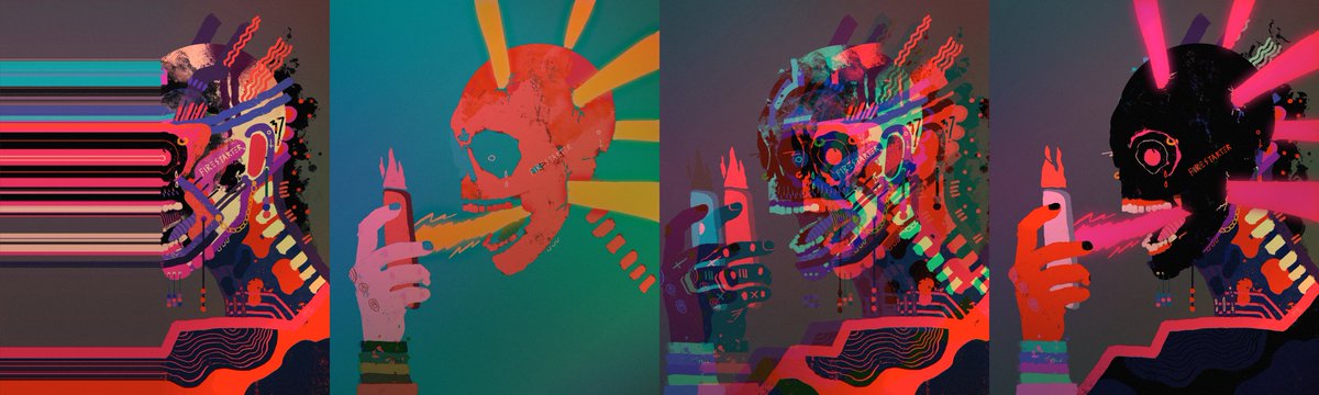 marubu_xyz's tweet photo. GM! Here are 4 frames of the recently sold Fancy Fatalities #037 called "FIRฮSTARTฮR". Owned by @DeHausDemon ๐ฅ
#nftart #marubu #fancyfatalities https://t.co/kTvlZsq5ad