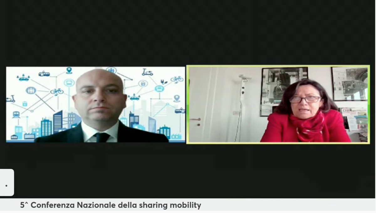 SharingMob's tweet image. #MaaS è un insieme di informazioni che servono all’utente per prendere decisioni di mobilità e poi acquistare i servizi ricorda Giuseppina Gualtieri, Vice Pres. Giunta Esecutiva @AssTrasporti Pres. e Amm. delegato TPER Bologna.
#lesscars #sharingmobility2021 @comunebologna