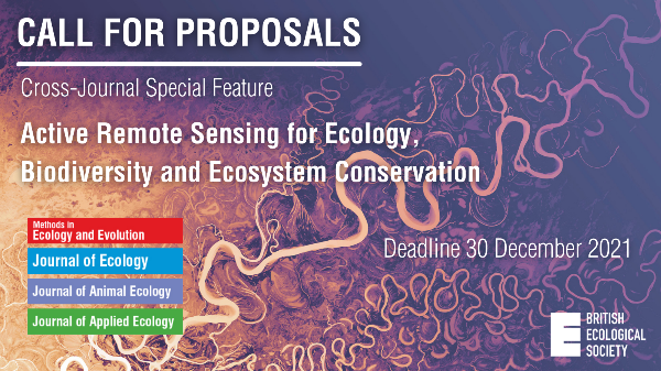 Journal of Animal Ecology (@animalecology) on Twitter photo You've one month left to submit your proposal for our upcoming Special Feature on Active #RemoteSensing for ecology, biodiversity and ecosystem conservation. Deadline 30 Dec. More info: britishecologicalsociety.org/publications/j… <a href="/JAppliedEcology/">Journal of Applied Ecology</a> <a href="/MethodsEcolEvol/">Methods in Ecology and Evolution</a> <a href="/JEcology/">Journal of Ecology</a> You've one month left to submit your proposal for our upcoming Special Feature on Active #RemoteSensing for ecology, biodiversity and ecosystem conservation. Deadline 30 Dec. More info: britishecologicalsociety.org/publications/j… <a href="/JAppliedEcology/">Journal of Applied Ecology</a> <a href="/MethodsEcolEvol/">Methods in Ecology and Evolution</a> <a href="/JEcology/">Journal of Ecology</a>