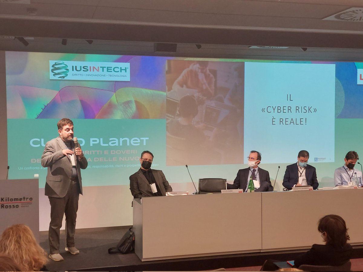 Il Cyber Risk è reale! Cesare Burrei di <a href="/Margasbroker/">Margas</a> al #cloudplanet di <a href="/iusintech/">Iusintech</a>