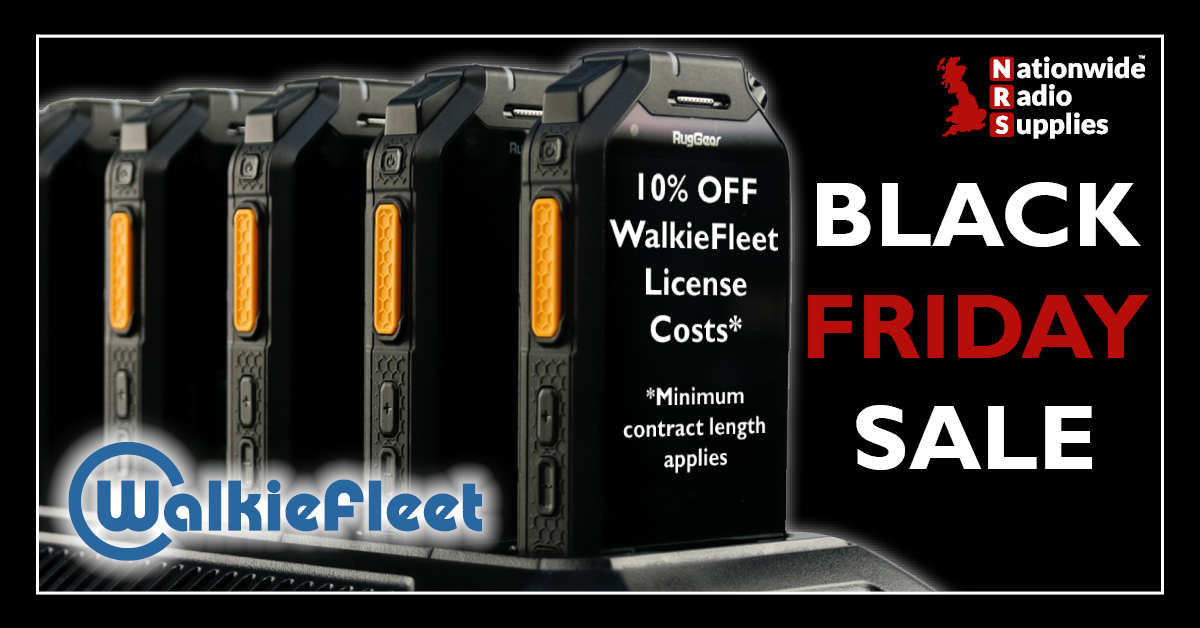 TwoWayRadioUK's tweet photo. 💥 BLACK FRIDAY SALE 💥

10% off of all WalkieFleet License costs this week!

#BlackFridayDeals  #BlackFriday https://t.co/ebhnwHT7Sq