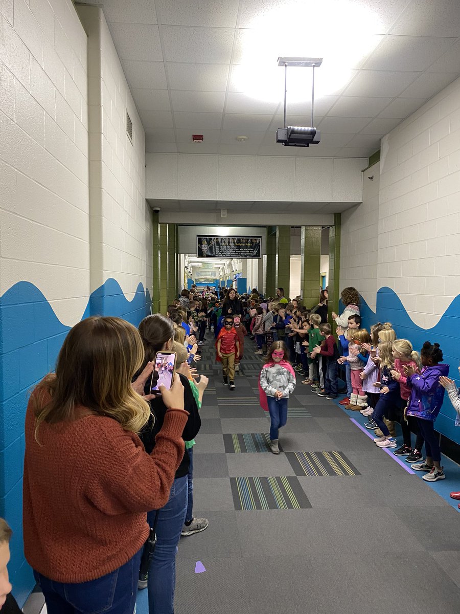 A Shamrock Tradition-Our whole school celebrating our KG “Super” readers