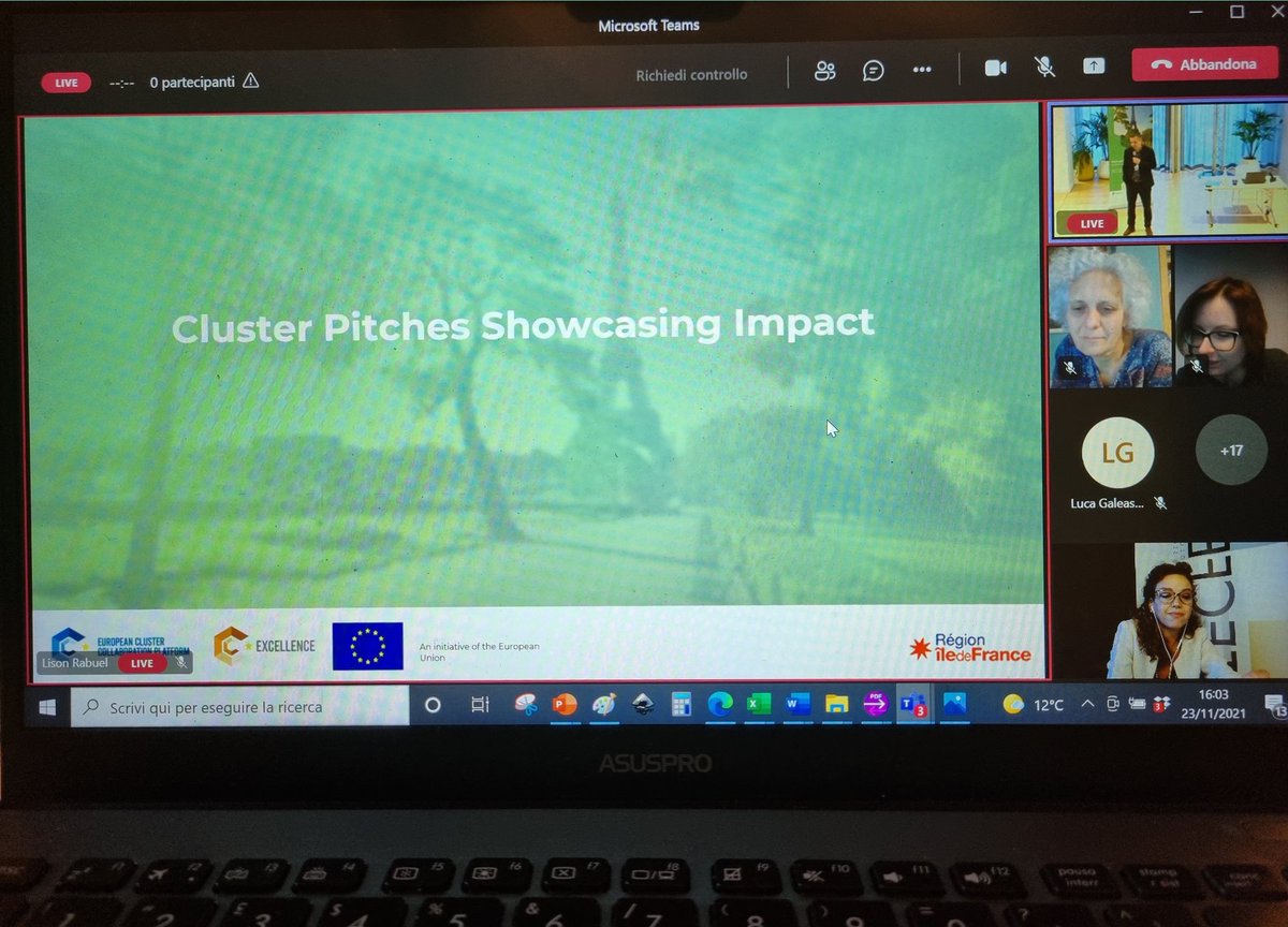 Exxtra_EU's tweet photo. Live from the #ESCP4X #PartneringEvent. Although sad not to be in Paris with all Cluster colleagues, we can share the #impact we are delivering with #EXXTRA both on our partners and on our members.
#Railway #ecosystems
@EU_EISMEA @EU_Growth @Clusters_EU https://t.co/YlhNMjdfNQ