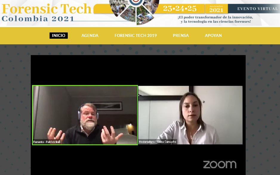 EQUITASColombia's tweet image. Abrimos un espacio para que nuestros asistentes del #FTC2021 puedan realizarle preguntas a nuestro invitado @vm_wylbur, relacionadas con su eje temático de estadística aplicada a la investigación de violaciones a los derechos humanos.

¡No te lo pierdas!
forensictechcolombia.com