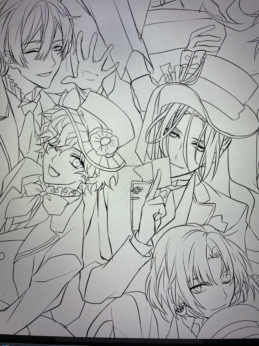 西メンツは初描きなのでは…?? 