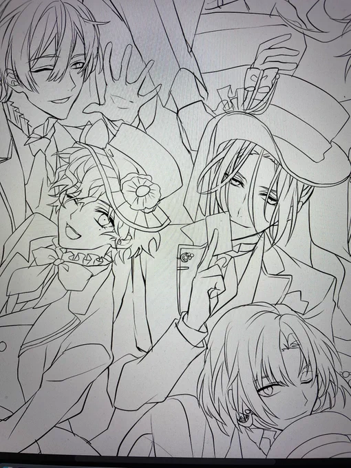 西メンツは初描きなのでは…?? 