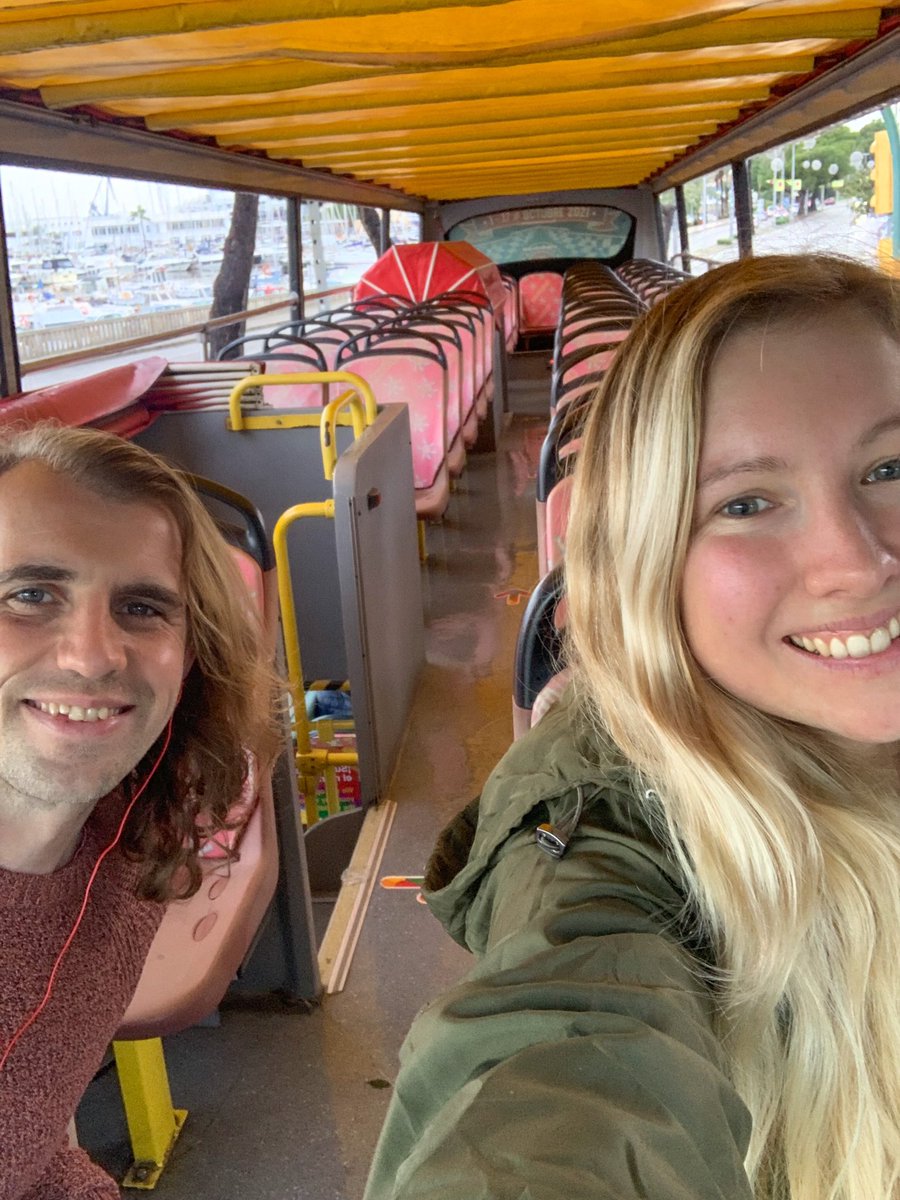 The only nutters who want to ride the open top bus around Palma in the rain ☔️ #traverse21 <a href="/TraverseEvents/">Traverse Events</a> <a href="/passionforpalma/">Palma</a>
