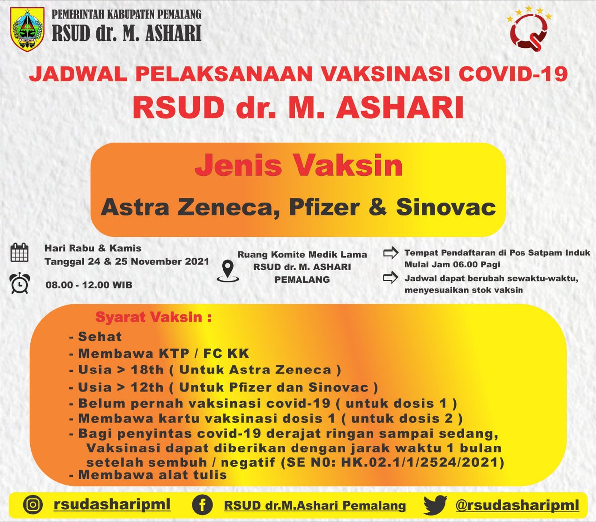 Rsud Dr M Ashari Pemalang Rsudasharipml Twitter Rsud Dr M Ashari Pemalang Rsudasharipml Twitter