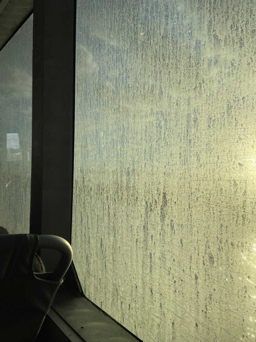 ⁦<a href="/NYCferry/">NYC Ferry</a>⁩ Enjoying the surrounding is a part of ferry ride which is impossible because of the dirty windows. Please pay attention to the problem