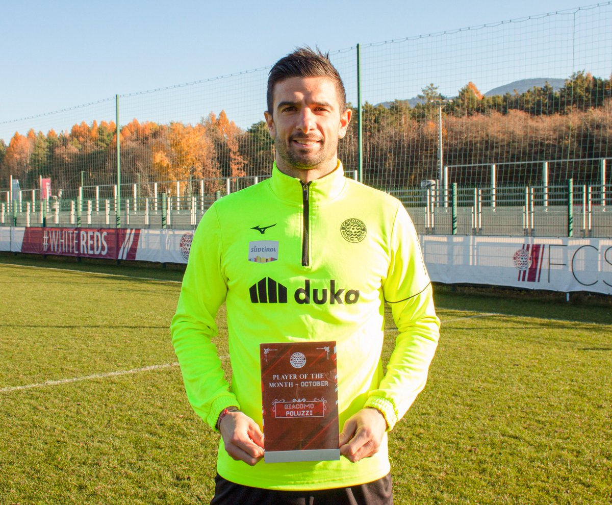 fclubsuedtirol's tweet photo. 𝐏𝐥𝐚𝐲𝐞𝐫 𝐎𝐟 𝐓𝐡𝐞 𝐌𝐨𝐧𝐭𝐡 🏆
Tramite un sondaggio sui nostri profili Instagram e Twitter, i tifosi hanno eletto Giacomo #Poluzzi come giocatore del mese di ottobre. Congratulazioni Jack! 👊
#FCS #FCSüdtirol #PlayeroftheMonth #GiocatoredelMese #FCSPOTM #POTM #23novembre https://t.co/kHCZMCbT6Z