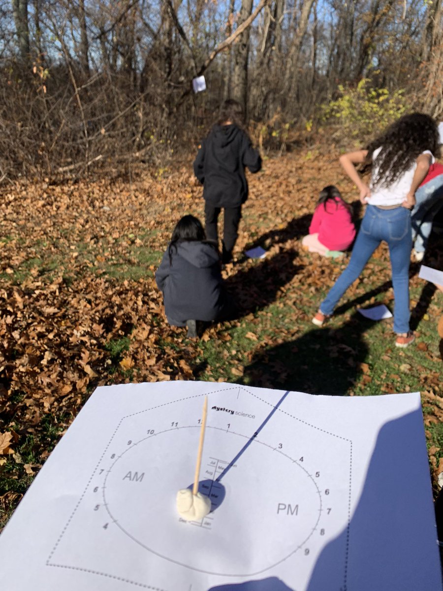 pidacks's tweet photo. Busy day in grade 5! Multiplying Fractions/Mixed Number Stations and discovering how sundials work! Enjoy our break. #earthrotatesCOUNTERCLOCKWISEsotheshadowsgoclockwise @k_a_fisher @Jaworek_School @MPSPanthers @JaworekPTO https://t.co/P30QIzrzeB