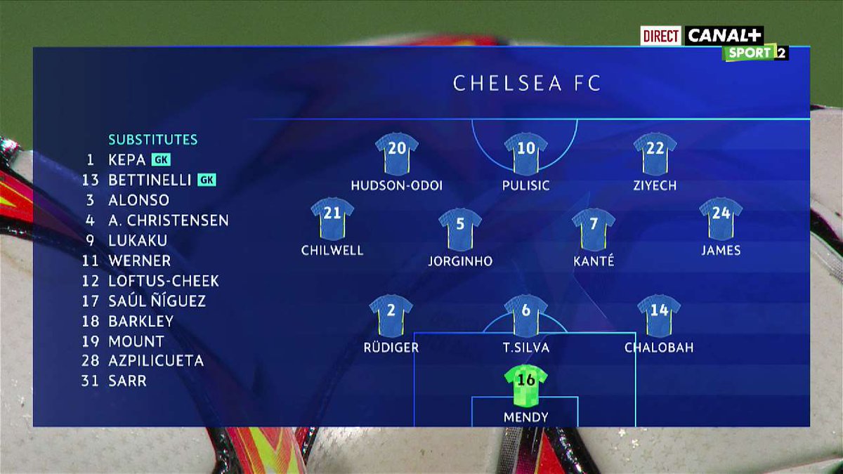 cplussportafr's tweet photo. #LDC 🌟 - Les compositions du choc de la soirée entre la Juventus et Chelsea ! ⤵
#JUVCHE https://t.co/fg9tNkyXWy