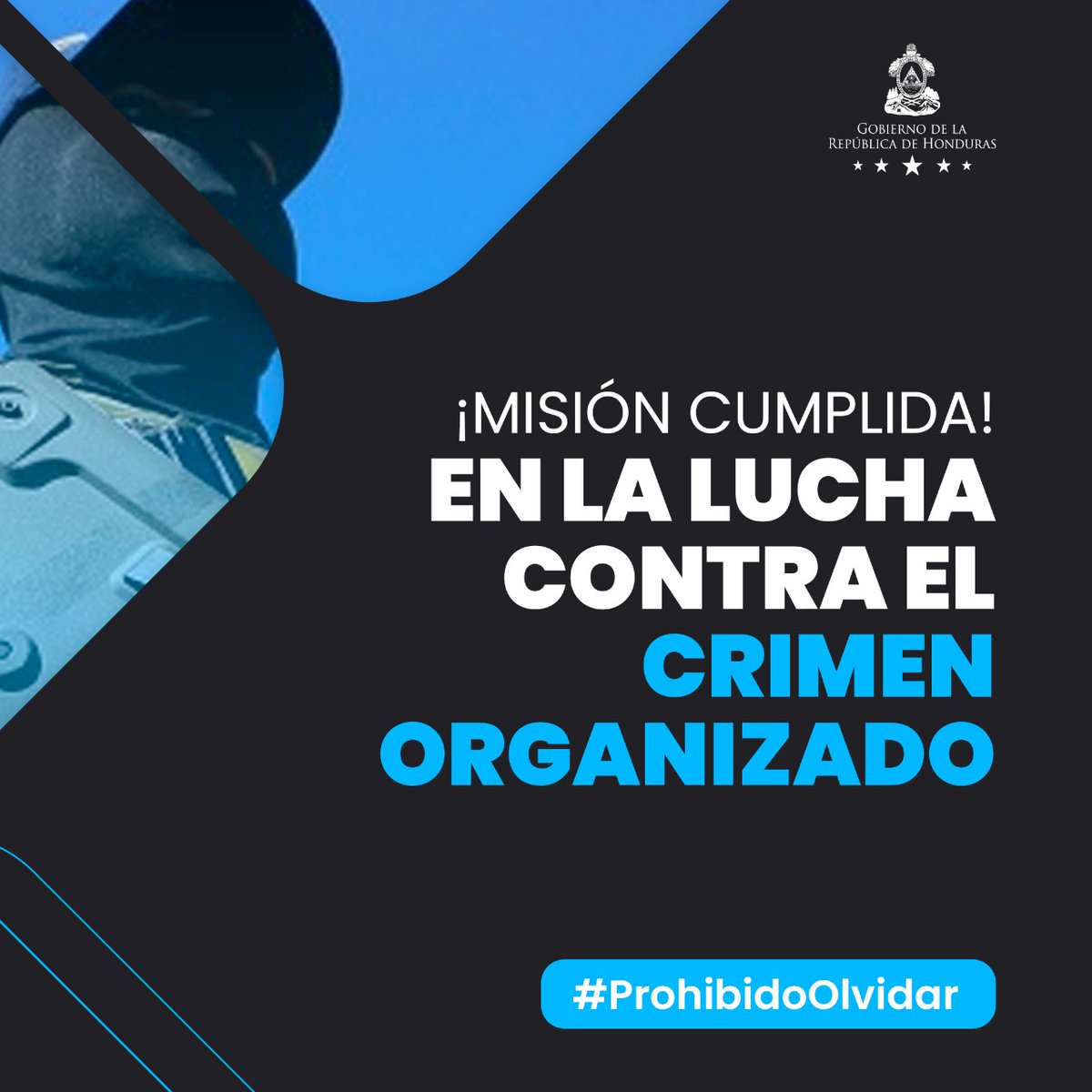 ¡Misión cumplida en la lucha contra el crimen organizado! <a href="/JuanOrlandoH/">Juan Orlando Hernández</a> <a href="/LeonelAyalaHN/">Leonel Ayala</a>
#ProhibidoOlvidar