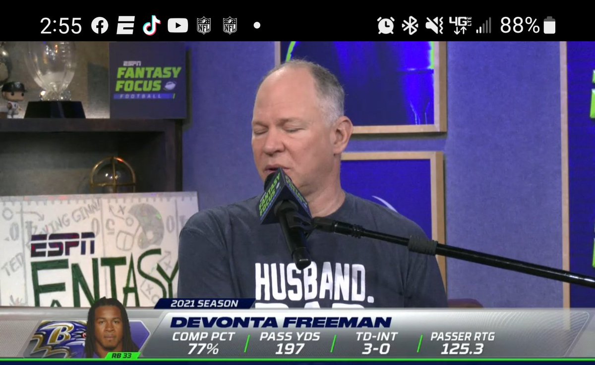 TheBrandonHorak's tweet photo. @ESPNFantasy @devontafreeman is there something I'm missing. Lol #wrongstats https://t.co/Urw0oXDxT1
