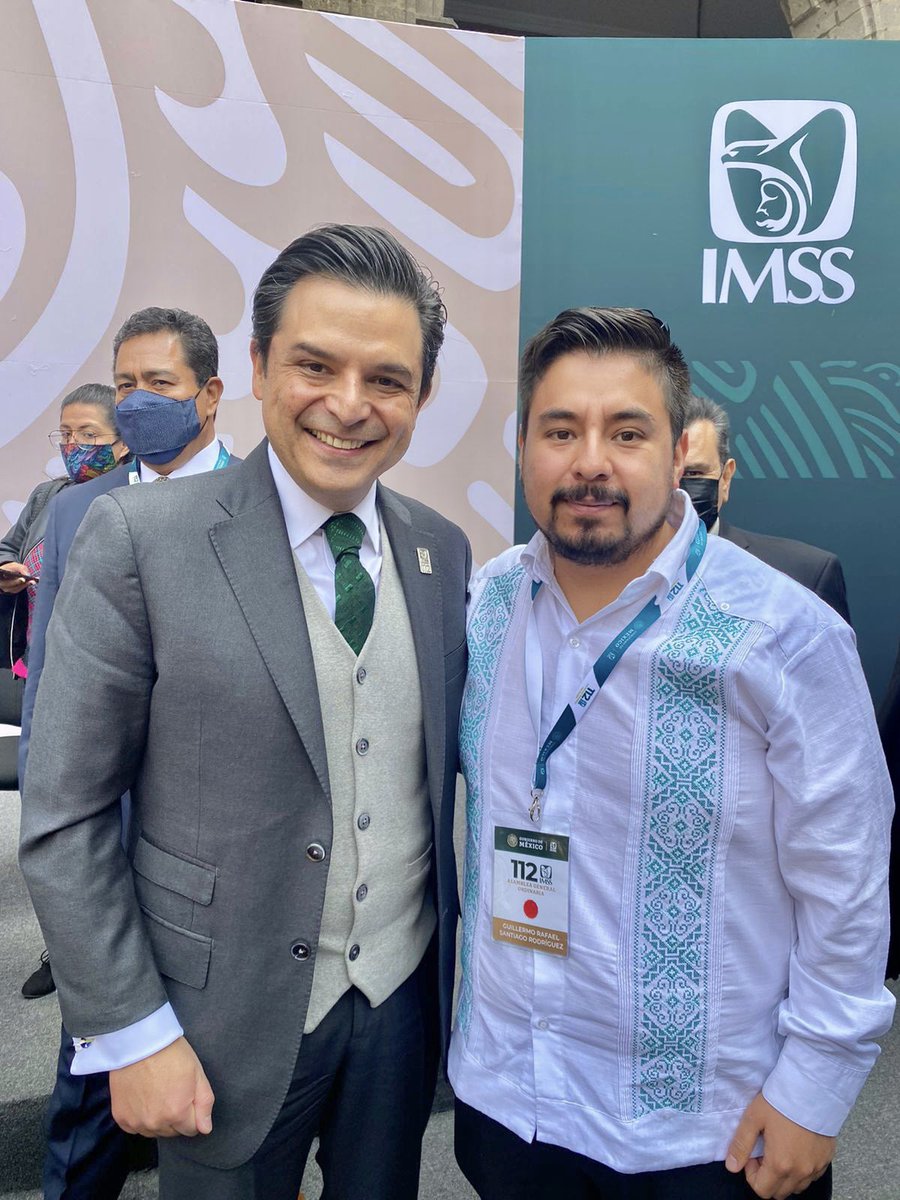 GuillermoSRguez's tweet photo. Acompañé a mi amigo y paisano @zoerobledo, Dir. Gral. de @Tu_IMSS, en la #112AsambleaIMSS de este instituto al que representa con gran aptitud. Aplaudo su labor y la de cada elemento que trabaja arduamente por la salud del pueblo mexicano. Gracias por la invitación, ¡abrazos!🙌🏼👏🏼 https://t.co/55o02KNYV6