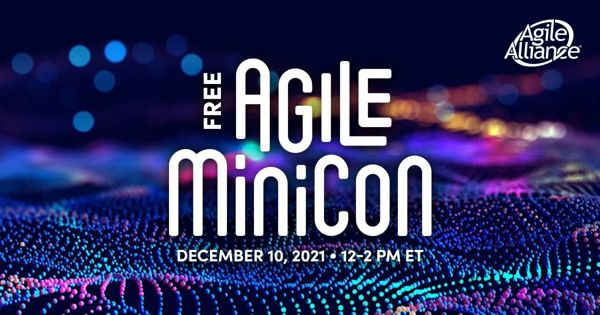 Here is a great learning opportunity that is light on the operating budget...while not nonprofit-focused, the lineup for Agile MiniCon 2021 by @AgileAlliance looks like another way to build your Agile knowledge.

--> buff.ly/3HIXEzF

#AgileMiniCon #Scrum #OperatingBudget