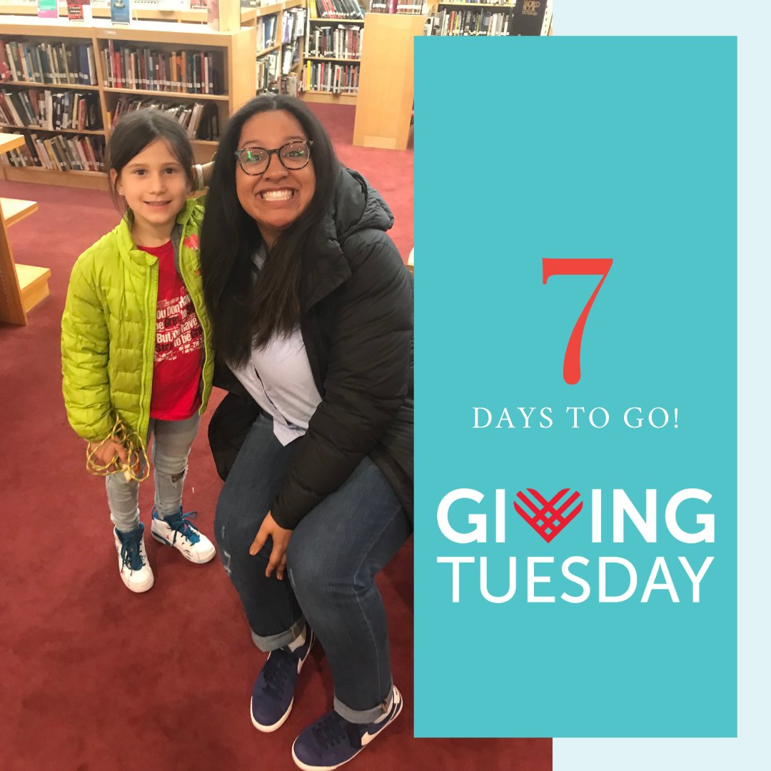 ReadAheadNY's tweet photo. #GivingTuesday is ONE week away! The #ReadAheadNY Junior Board will be raising funds and awareness on this day of good. Click the link in our bio to see how you can be a part of the global generosity movement, support NYC students, &amp; help the Junior Board reach their $75k goal! https://t.co/rV42xVWmbd