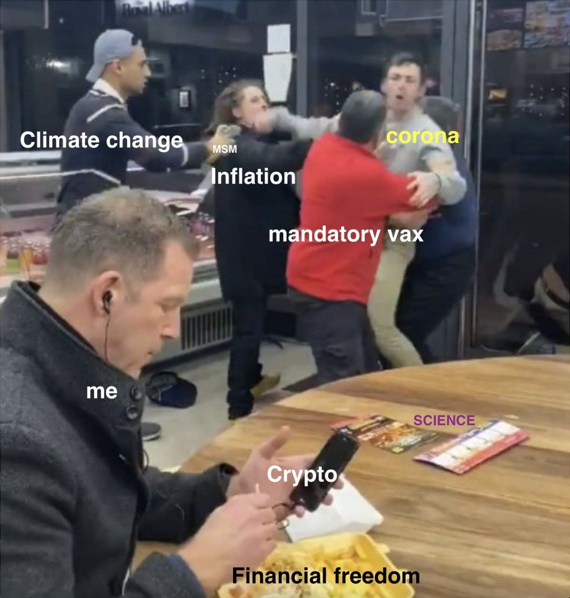 healthy_pockets's tweet photo. Mientras tanto las #Cryptos 😅😂

#Crypto #Bitcoin #BTC #Memes https://t.co/s8JnJPTxK4