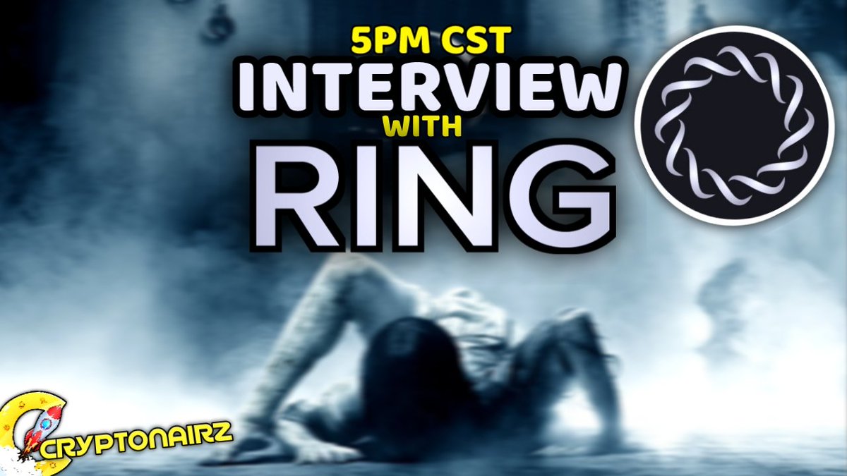 cryptonairz's tweet photo. We have an Interview on our YouTube with one of the FOUNDERS of @RingFinancial ❗In a few hours! Don't miss it because we are going to ask critical questions✋
https://t.co/nJ7ER5Gk74 https://t.co/VnF3PognPT