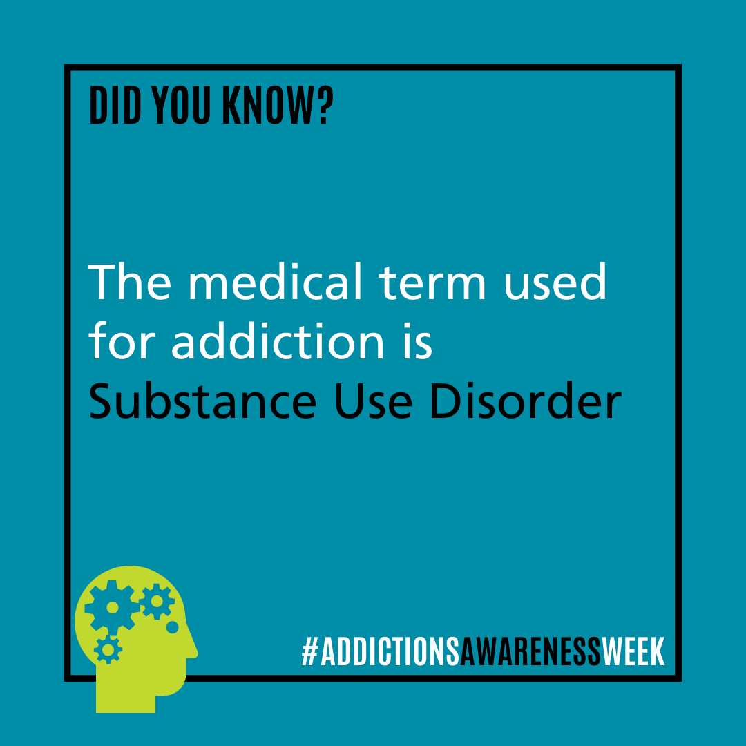 WCHospital's tweet photo. Did you know? It's important to use the medical term for addiction because it acknowledges addiction as a medical condition with recognized risk factors, triggers, and treatments, rather than a weakness or moral failing. #AddictionsAwarenessWeek https://t.co/DcY72Stbiq