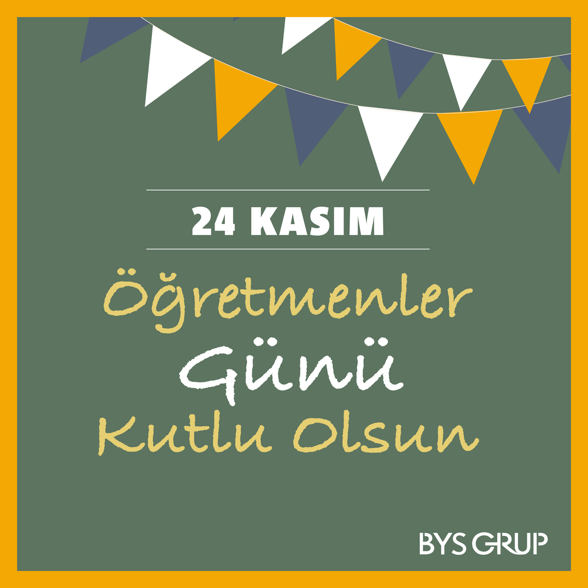 Hayatımıza değer katan, geleceğimize ışık tutan öğretmenlerimizin Öğretmenler Günü kutlu olsun!
---
Happy Teachers' Day to our teachers who add value to our lives and shed light on our future!

#BYSGrup #ogretmenlergunu #teachersday