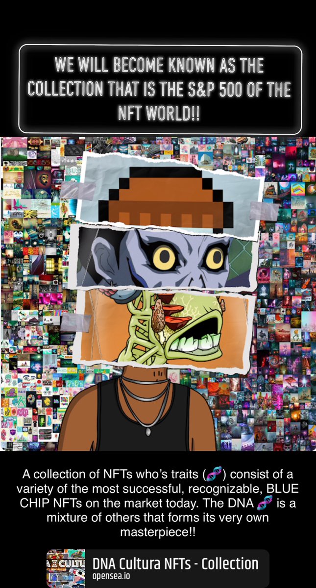 DNAcultura's tweet photo. 🧬 GIVEAWAY TIME 🧬  
We’re giving away 2 free NFTs to 2 winners in 48 hrs!!
-Follow @DNAcultura
 -join discord https://t.co/zYwMuKT926
-Like this comment and retweet
-Tag 3 friends https://t.co/LRrZc5lAIA