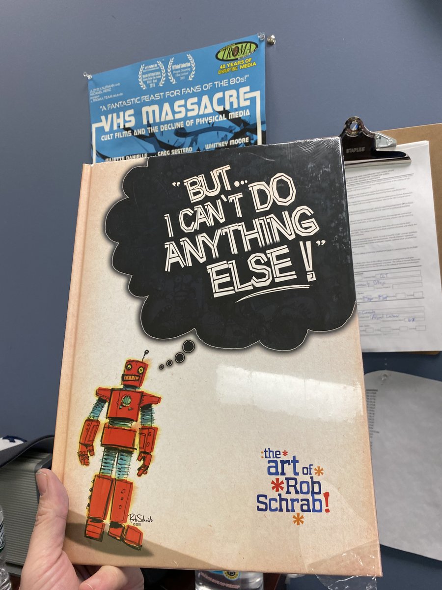 NewYorkCine's tweet photo. Just received a copy of But I Can't Do Anything Else by @RobSchrab.  Excited to check out the artwork and share with my students.  Inspiration can from all corners of the world. https://t.co/AT6VgiGMYQ
