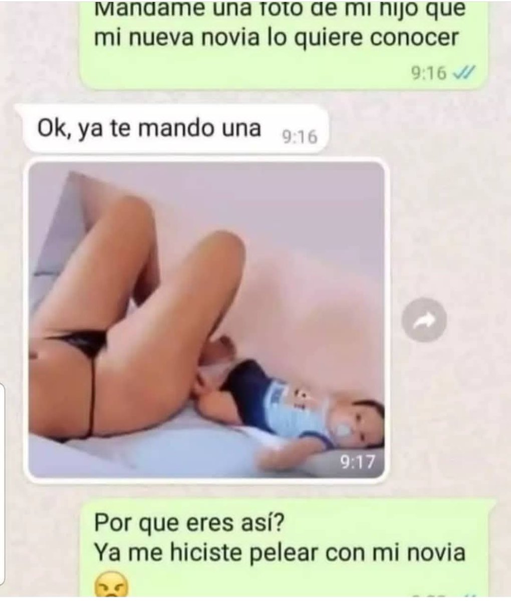 Mándame una foto de mi hijo..🤣🤣