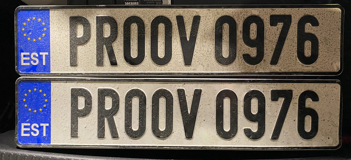 VKagonen's tweet photo. Kas teadsid, et Eestis registreerimata autoga proovisõiduks võib kasutada nn proov-numbreid, tingimusel, et auto ja numbrid kuuluvad samale ettevõttele ning proovisõit on transpordiametis registreeritud. #Liiklus #Politsei https://t.co/2fRX3uVThF