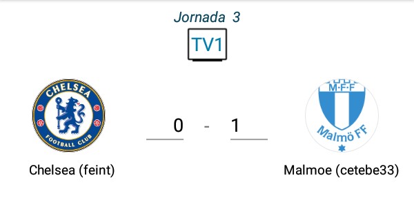 rankcule's tweet photo. Chelsea (@Feint009) 0-1 (@CeTeBe33) malmoe
Nalić (67')
Real Madrid (@sandriita_fs) 1-5 (@MansionXD_FCB) inter
Benzema (21')
Lautaro (34')(56')
Correa (65')
A. Sánchez (78')
A. Vidal (83')
#chemal #rmaint #UCL https://t.co/Twb9O4xkTd