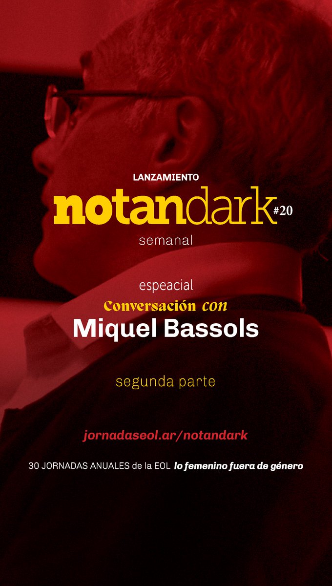35jornadasEOL's tweet photo. #notandark 
#20
Especial - 2da entrega
Conversación con @mibapu 

Lectura completa 
https://t.co/vCuAKkn520

#lofemeninofueradegenero
#jornadaseol
#30J
.
.
.
.
.
.
Inscripciones abiertas
https://t.co/9ShjAXknIj https://t.co/82njFOiGj9