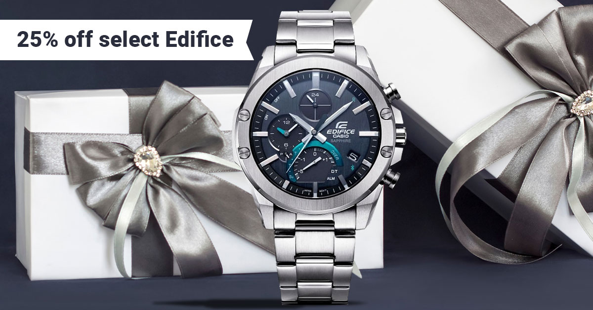 casio edifice black friday