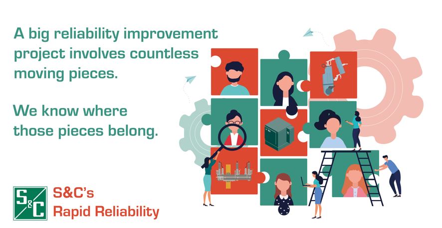 SandCElectric's tweet image. S&amp;amp;C make widescale deployment of #DistributionAutomation or #SmartGrid devices easy with the help of our #RapidReliability team. Contact S&amp;amp;C today to help speed up your #GridReliability results. #GridModernization #SmartGridTechnology #ReliabilitySolutions sandc.com/en/products--s…