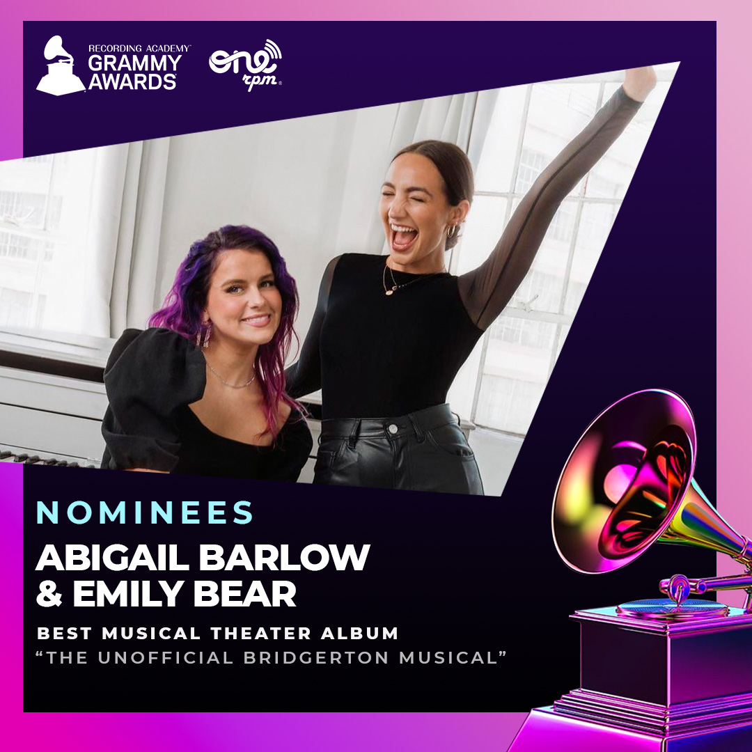 The_Malaika's tweet photo. Via @ONErpm  - WOW 🤯 OKAY 👏🏻 GRAMMYS 👏🏻

Incredibley proud of these VERY talented artists from the #onerpmfam who were nominated for a 2022 Grammy Award 🏆🧡

@barlowandbear - Best Musical Theater Album
@iamalexcuba - Best Latin Pop Album

Congratulations everyone! 🥳 https://t.co/Vk1cbksTaA