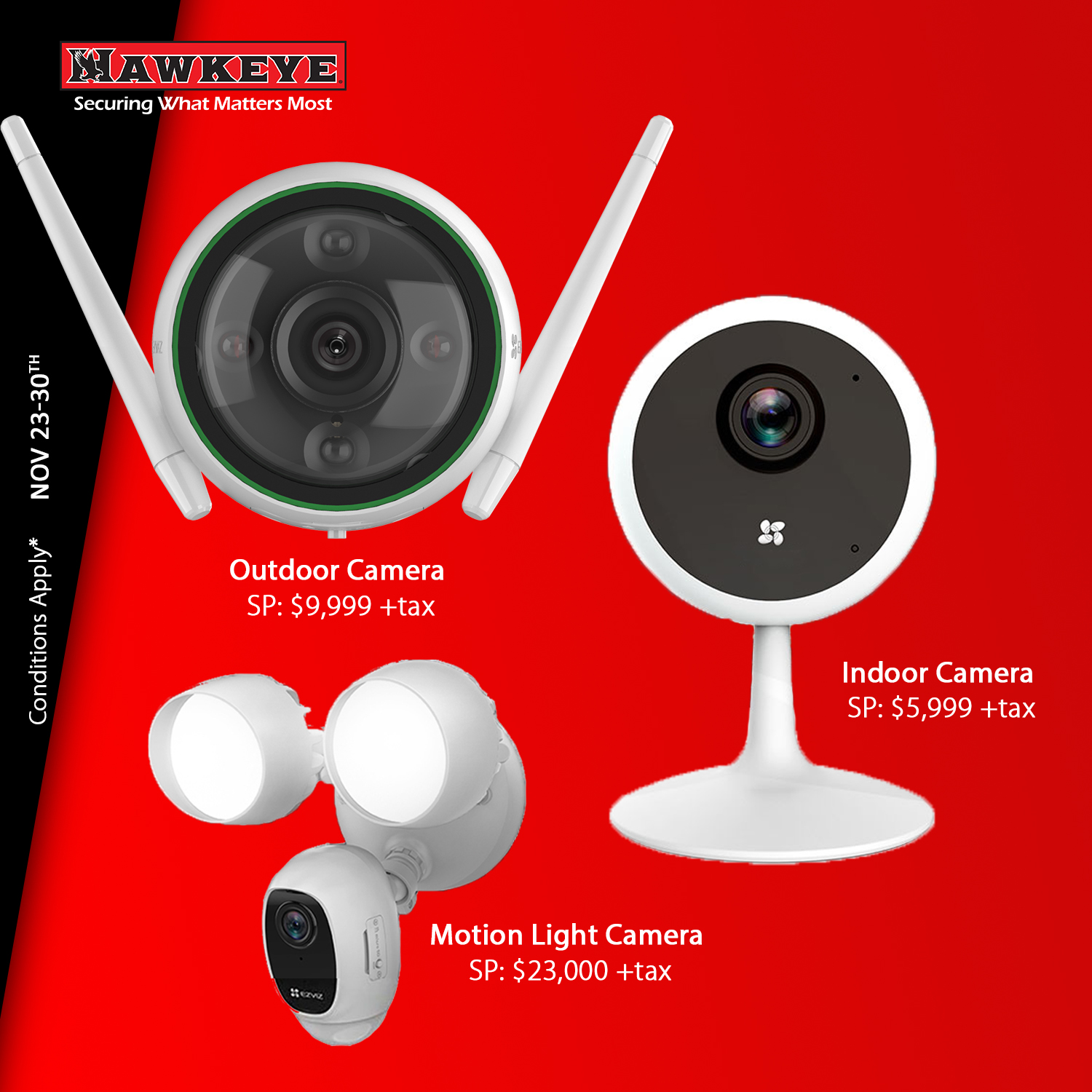 Hawkeye security best sale camera