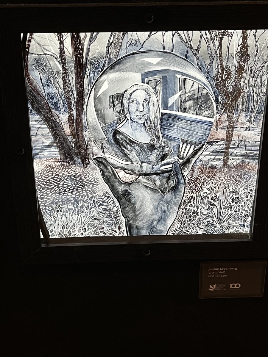 Barb_Drummond's tweet photo. Lots of great #StainedGlass in #exhibition but this is truly #mindtwisting #Winchester https://t.co/NOWOK4Yjmg