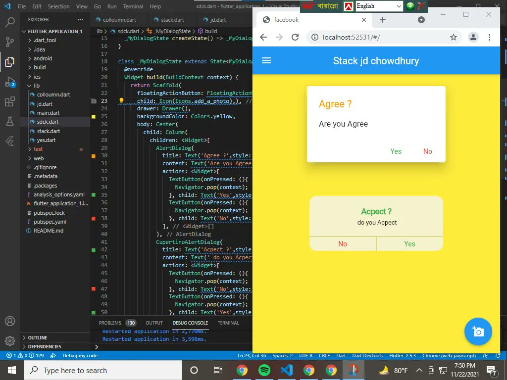 Jdchowdhury2000's tweet image. #Dart_pogram
#Flutter_tools