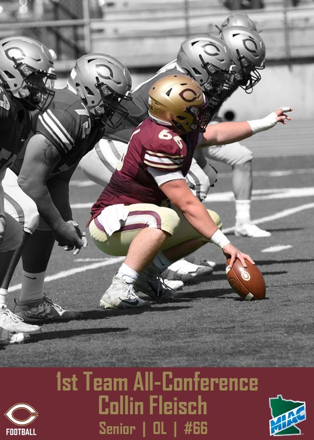 Congrats to <a href="/collinfleisch/">Collin Fleisch</a> on being named First Team All Conference! #RollCobbs