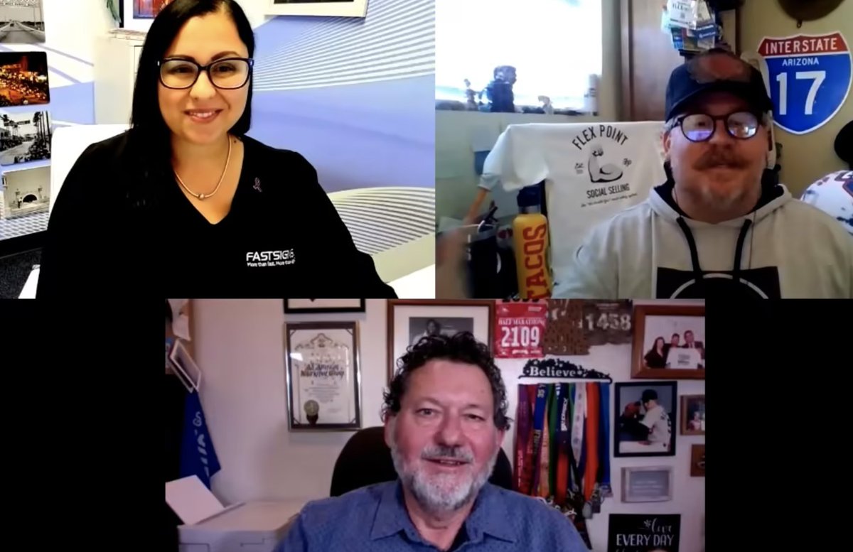 B_M_Network's tweet photo. Here is the TACOS NOW Show with Jay and Jeff on @promocorner featuring the amazing Carmen Ruiz from @FASTSIGNS. She has a great story. Grab a TACO or ? and enjoy!
Listen Here! https://t.co/njyEoNRtYz
#tmeb #twjaj https://t.co/whilRMPYTT