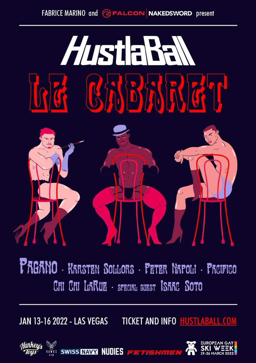 HustlaBall LE CABARET
Jan 13 - 16 | Las Vegas

💦 LIVE SEX SHOWS
🎧 WORLD CLASS DJS
🔥 THE HOTTEST FUCKERS

tickets &amp; info @ Hustlaball.com