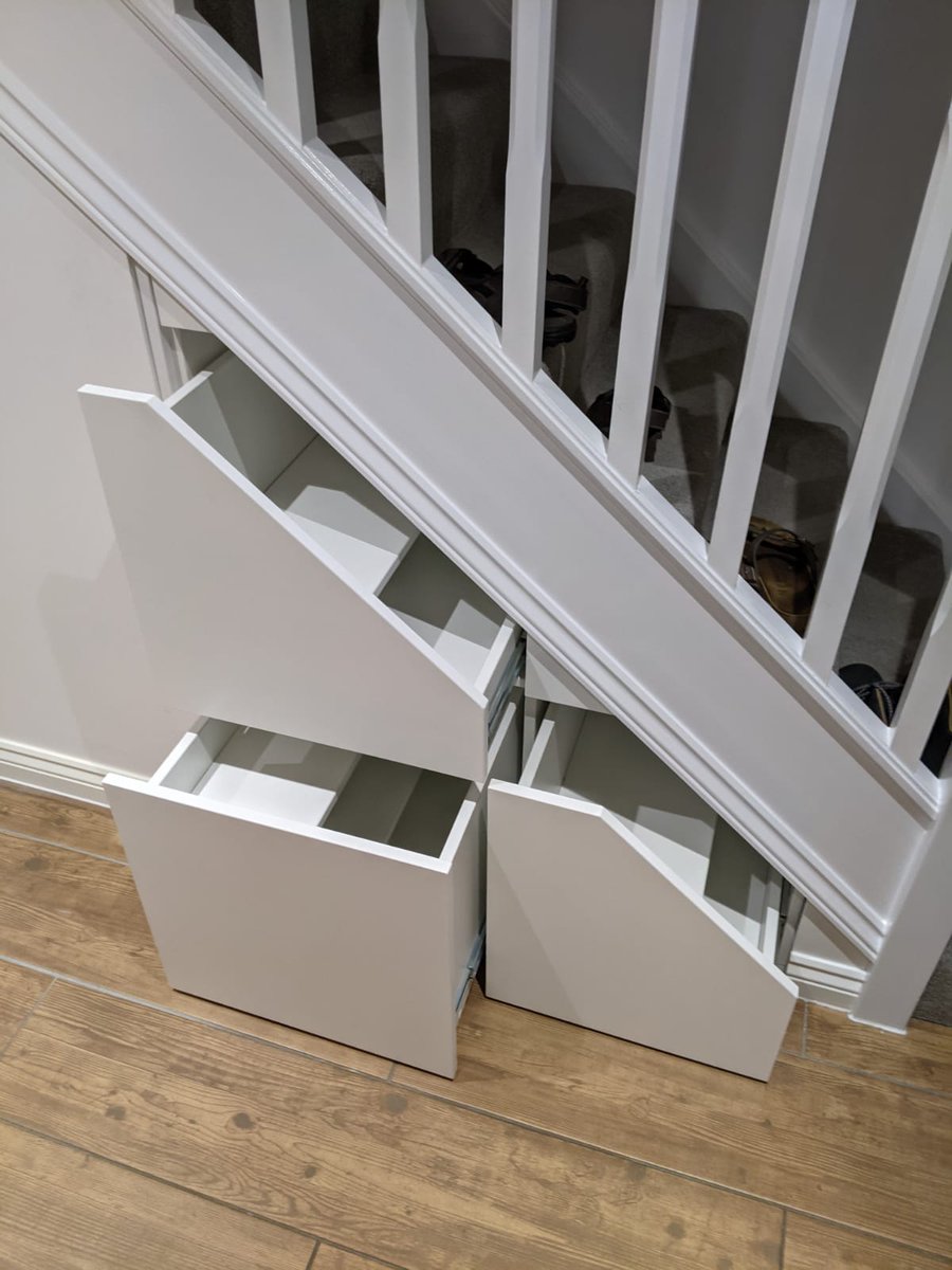 StairsStorage's tweet photo. https://t.co/mTdlUAPhe4 - push to open #shoedrawers / #storagedrawers were installed in #Dunstable #bedfordshire #bedfordshirebusiness #bedfordbusiness #bedford #bedfordshiremums #Understairsstorage #storage #stairs #stairsstorage #furniture #interiors #home #understairstorage https://t.co/67g6ZSYbb9