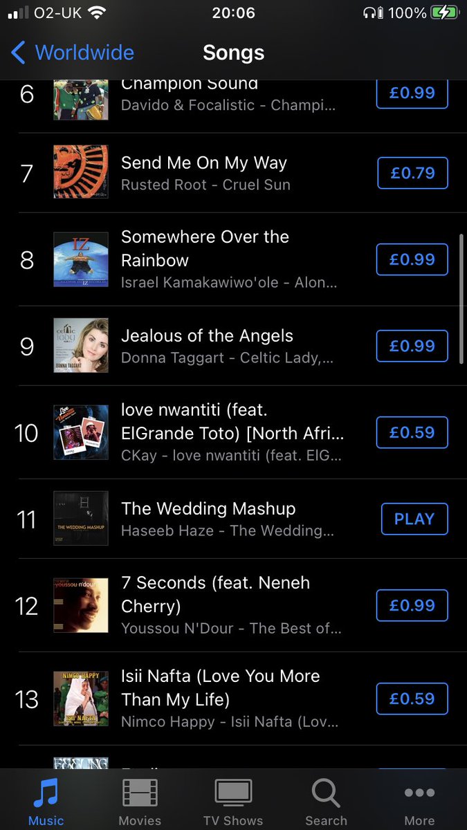 HaseebHazefp's tweet photo. The wedding mashup is at top 11 On the ITunes world charts!
Keep the support going!🔥 @haseebhaze https://t.co/0NYzmvCjkL