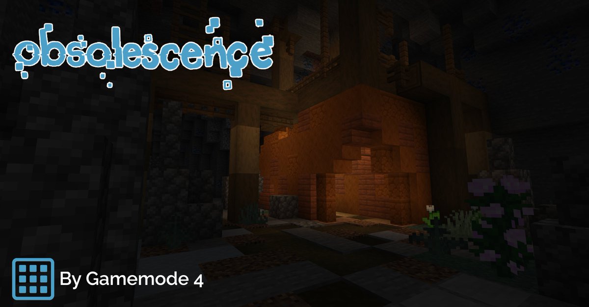 GM4Official's tweet photo. It has arrived...

We have made a CTM! Obsolescence by Gamemode 4!

Explore the lore of the world, Complete dungeons and collect items to save the world!

https://t.co/Mtl1ctLhHS
https://t.co/s4vPn5T9Km

#Minecraft #CTM #Datapacks

PS. We spell the name wrong too https://t.co/GjrqU9CKU4