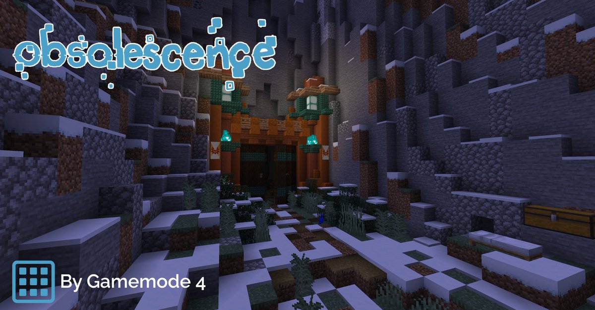 GM4Official's tweet photo. It has arrived...

We have made a CTM! Obsolescence by Gamemode 4!

Explore the lore of the world, Complete dungeons and collect items to save the world!

https://t.co/Mtl1ctLhHS
https://t.co/s4vPn5T9Km

#Minecraft #CTM #Datapacks

PS. We spell the name wrong too https://t.co/GjrqU9CKU4