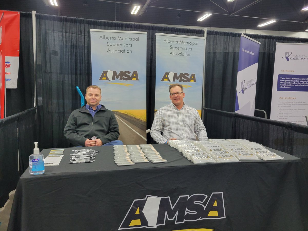 Stop by and say hello to AMSA's executive showcasing the association at the RMA / Canoe tradeshow this afternoon at the Edmonton EXPO Centre